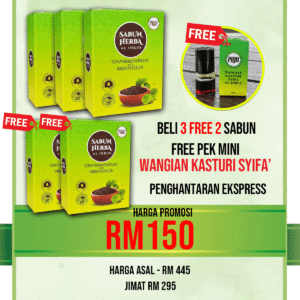 PROMO A'FIAH 5 KOTAK SABUN